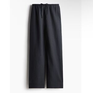brand new straight leg linen blend pants